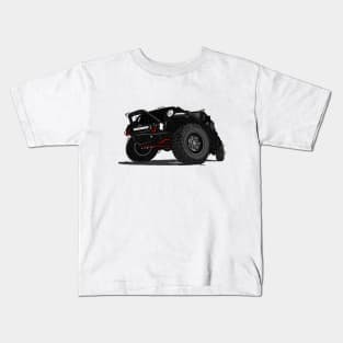 Black Jeep Illustration Kids T-Shirt